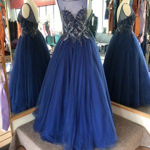 Ball Gown size 8 by Flair New York/Blush